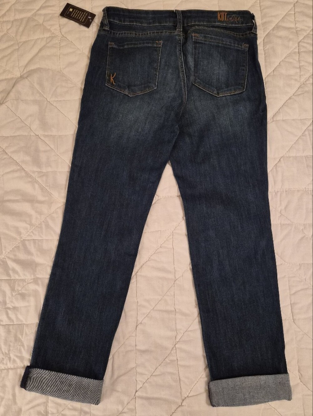 Kut Mid Rise Slim Leg- Size 2 P - Picture 2 of 9